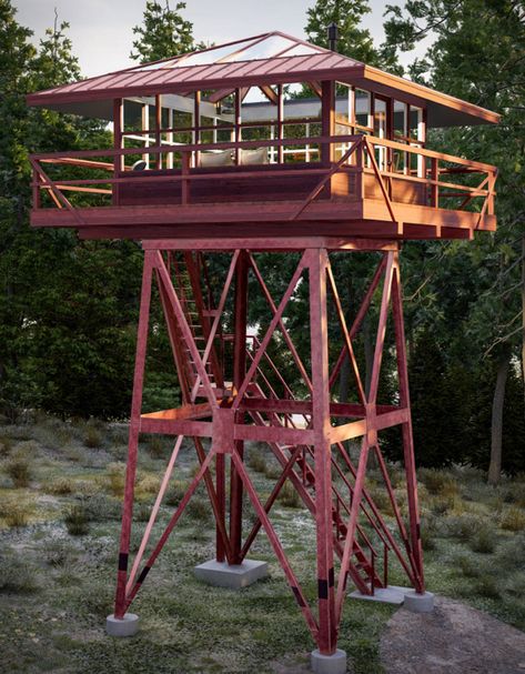 Wallace Idaho, Small House Kits, Fire Lookout, Tower Of Power, World Most Beautiful Place, Lookout Tower, House On Stilts, A Frame House Plans, Off Grid Cabin