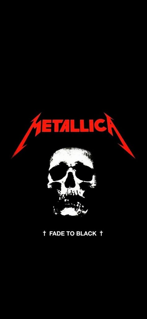 Metal Wallpapers Music, Fade To Black Metalica, Metalica Wallpaper Iphone, Band Posters Metallica, Metallica Phone Wallpapers, Pantera Wallpaper Band, Metallica Background, Metallica Wallpapers Aesthetic, Metallica Wallpapers Iphone