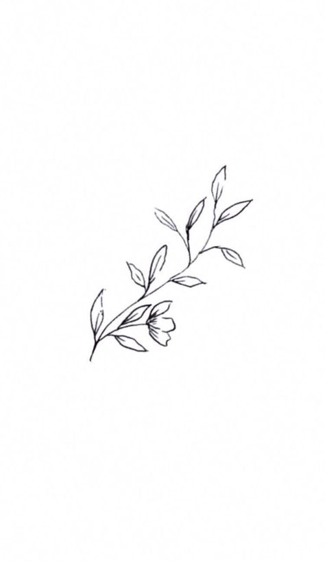 Tiny Tattoos Ideas, Magnolia Tattoo, Tattoo Tiny, Handpoke Tattoo, Small Girl Tattoos, E Tattoo, Subtle Tattoos, Flower Tattoo Designs, Nature Tattoos