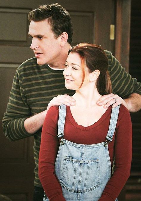 Marshall and Lily Marshall Eriksen, Marshall And Lily, Lily Icon, Robin Scherbatsky, How Met Your Mother, Barney Stinson, Ted Mosby, Alyson Hannigan, Tv Couples