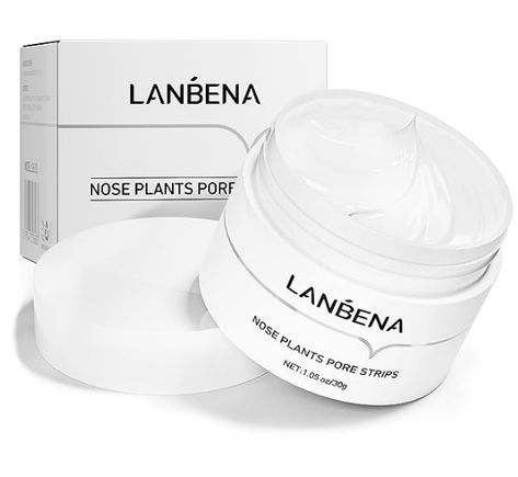 LANBENA Puntos Negros, Blackhead Mask Pore Strips Blackhead Remover Mask Peel off Mask Facial Pore Cleanser Purifying Face Mask Nose strips Visit the Store Nose Peeling, Blackhead Remover Mask, Nose Pore Strips, Black Head Remover Mask, Nose Pores, Blackheads On Nose, Pore Mask, Blackhead Mask, Pore Strips