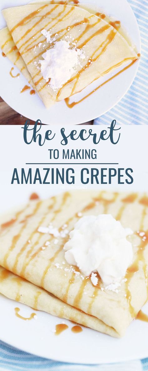 How to make crepes that turn out AMAZING every time. They are easy if you follow these tips and tricks! #breakfast #breakfastideas #recipes #crepes #breakfastrecipes #creperecipe #food #easyrecipes #frenchcrepes #swedishpancakes #breakfastfordinner #brinn Recipes Crepes, Best Crepe Recipe, French Crepe Recipe, Easy Crepe Recipe, Crepe Recipe, Breakfast Crepes, Sweet Crepes, Mexican Breakfast Recipes, How To Make Crepe