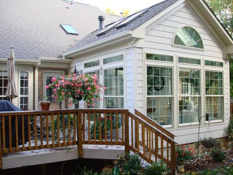 Porch To Sunroom, Sunroom Kits, Sunroom Windows, 3 Season Porch, Conservatory Design, Porch Kits, Three Season Porch, 3 Season Room, 4 Season Room