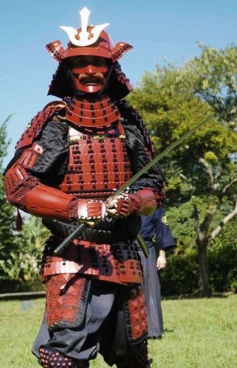 Real Samurai, Battle Outfit, Guerriero Samurai, Samurai Clothing, Sengoku Jidai, Japanese Armor, Warrior Outfit, Armor Clothing, Samurai Warriors