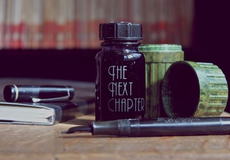 Aesthetic Bottle, Literary Themes, Writing Style, Ink Bottle, Word Nerd, Apothecary Bottles, Chosen Family, Literary Gifts, Brown Paper