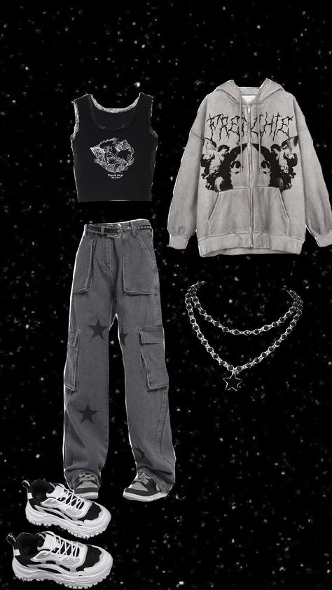 #grunge #outfit Simple Grunge Outfits, Outfit Inspo Grunge, Grunge Collage, Grunge Clothes, Outfit Grunge, Concert Outfit Summer, Grunge Outfit, Clothes Girl, Style Goals