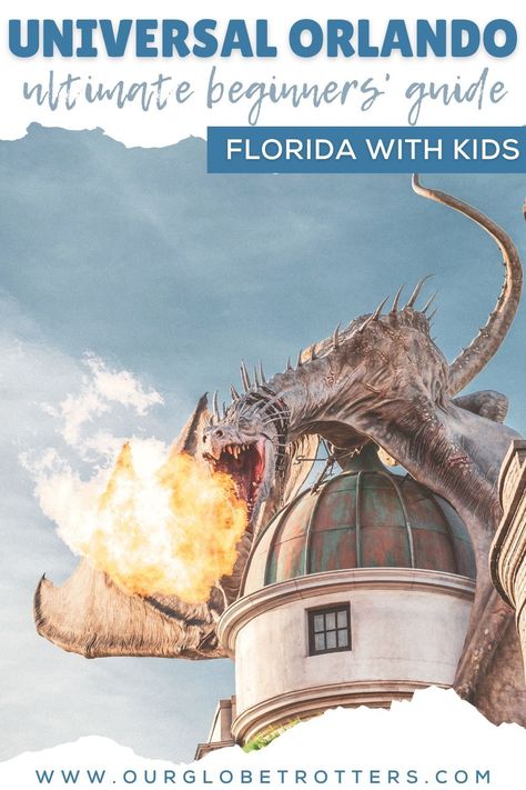 Where do you begin planning your family trip to Universal Orlando? In this ultimate beginners guide to Universal theme parks in Florida, we take you through everything from what to expect at each of the different theme parks to on and off site accommodation for families, how transport and parking works, where to buy your tickets, where to eat and planning tips to make the most of your Orlando theme park holiday | Universal Studios Orlando | Island of Adventures | Volcano Bay | Our Globetrotters Packing List Bullet Journal, Week Packing List, Universal Studios Orlando Tips, Packing List For The Beach, Beach With Baby, Travel Guide Book Design, Kids Packing List, Moving Packing Tips, Baby Packing List