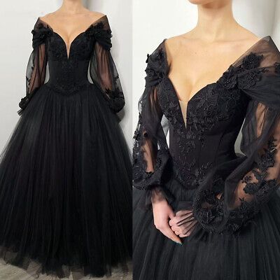 Gothic Bridesmaids, Gothic Fairytale, Black Bridal Dresses, Fairytale Wedding Gown, Gothic Gowns, Black Wedding Dress Gothic, Black Lace Wedding, Black Wedding Gowns, Gothic Bride