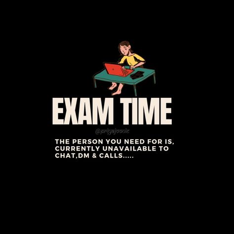 #pinterest #examtime #dnd #whatsappdnd Dp For Exam Time, Busy In Exams Dp, Exam Time Quotes, Exam Time Status, Exam Time Dp, Exam Dp, Exam Mood, Take A Break Quotes, Good Morning Meaningful Quotes