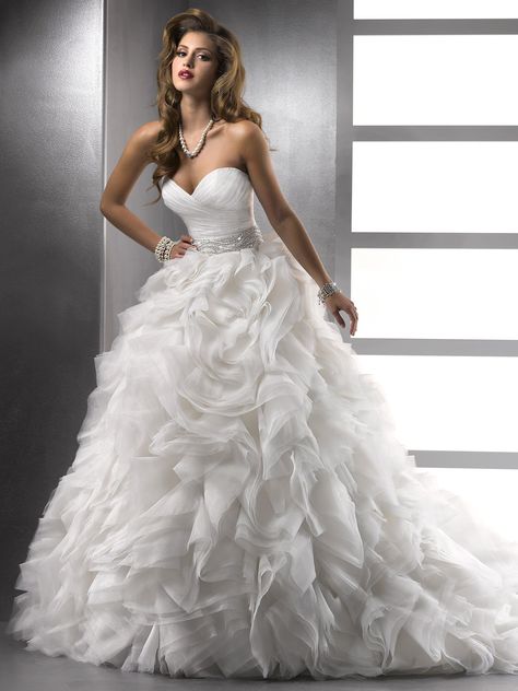 Wedding Dresses Ball Gown Sweetheart, Sottero And Midgley Wedding Dresses, 2014 Wedding, Organza Wedding Dress, Organza Wedding, Sweetheart Wedding Dress, A Wedding Dress, Princess Wedding, Linnet