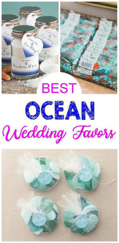 Wedding Favors! Ocean wedding favors that every bride and groom will love to give their guests as a take home gift. BEST wedding favors - DIY wedding favors, cheap wedding favor, homemade wedding favors & more. Wedding favor for guests that they will want! Check out the most amazing ocean wedding favors now - 2 is my favorite Wedding Favors Diy, Diy Wedding Favors Cheap, Homemade Wedding Favors, Creative Wedding Favors, Inexpensive Wedding Favors, Ocean Wedding, Homemade Wedding, Best Wedding Favors, Wedding Favors Fall