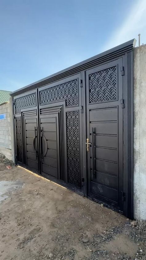 Crafting Elegance with Main Gate Designs Modern Iron Gate Designs, Modern Front Gate Design, Main Gate Designs, Latest Main Gate Designs, Iron Main Gate Design, Modern Main Gate Designs, Decoration Nails, Home Gate, Main Gates