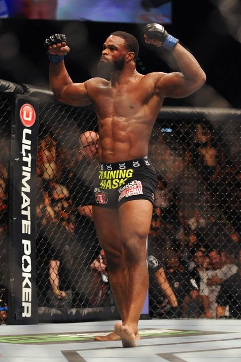 Tyron Woodley courtesy of My New Plaid Pants Tyrone Woodley, Reels Wallpaper, Ufc Fighters Men, Robbie Lawler, Athletic Body Types, Tyron Woodley, Money Buys Happiness, Ufc Fighters, Martial Arts Workout