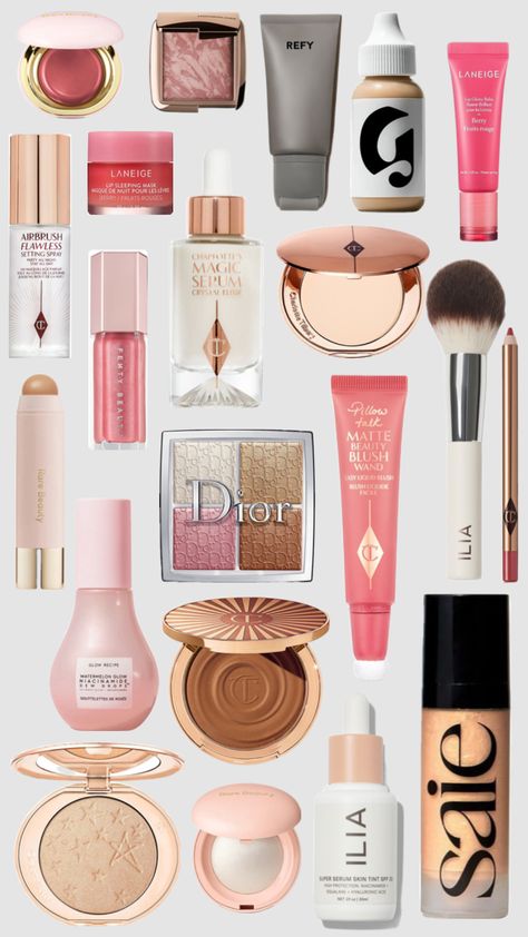 #myfirstshuffle #makeup #inspo #aesthetic #beauty #skincare #summer #makeupinspo #pink #white #gold #pretty Makeup Inspo Aesthetic, Skincare Summer, Preppy Makeup, Makeup Bag Essentials, Sephora Skin Care, Makeup Is Life, Makeup Needs, Makeup To Buy, Makeup Obsession