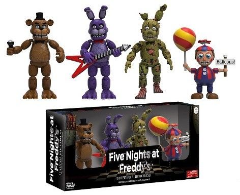 Funko Five Nights at Freddy's Action Figures 2" - 4Pk Fnaf Action Figures, Fnaf Sundrop, Nightmare Fredbear, Fnaf Freddy Fazbear, Freddy Toys, Sundrop Moondrop, Sakura Card Captor, Sakura Kinomoto, Cartoon Toys