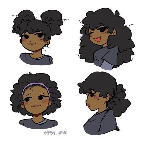 Different Hair Styles, Afrique Art, Curly Hair Extensions, Different Hair, Concept Art Drawing, Black Love Art, Black Art Pictures, Not Me, Cute Art Styles