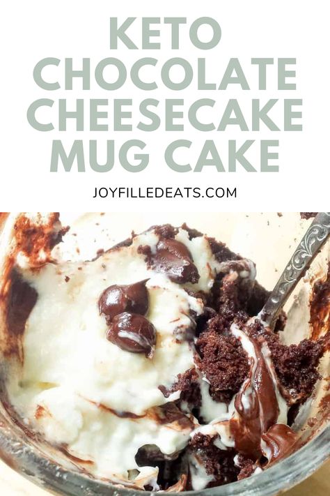 Keto Cheesecake Mug Cake, Fast Keto Dessert, Mug Cake Low Carb, Thm Muffins, Paleo Cakes, Carb Cycle, Cheesecake Topping, Keto Chocolate Mug Cake, Keto Mug