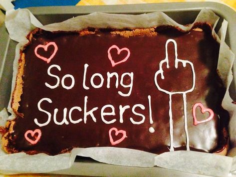 Leaving With Mixed Feelings Funny Leaving Work Cake, I Quit Cake Funny, Congrats On Quitting Your Job Cake, Leaving Job Cake, Quitter Cake, Leaving Cake Ideas, I Quit Cake, Resignation Cake, Leaving Work Cake