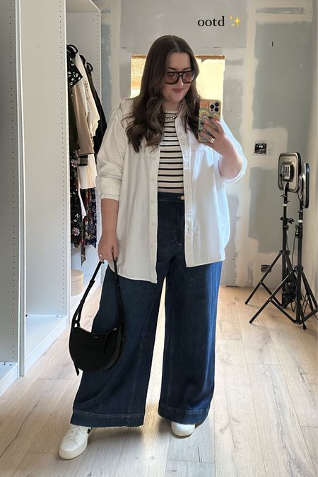 Plus Size Contemporary Fashion, Spring 2024 Plus Size Outfits, Outfits For Fat Woman, Fat Outfit Ideas, Plussize Outfit Ideas, Fat Girls Outfit Ideas, Diana Dares, Longsleeves Outfit, Oversized Longsleeve