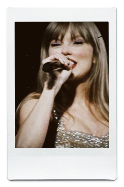 Taylor Swift: The Eras Tour polaroid Eras Tour Polaroid, Taylor Swift The Eras Tour, Eras Tour, Blonde Hair, Taylor Swift, Swift, A Woman, Blonde, Hair