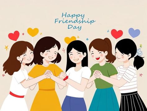 Friendship Day Greetings, Friendship Poster, Morning Massage, Nandi Hills, Good Morning Massage, International Days, Happy Friendship, Happy Friendship Day, Friendship Day