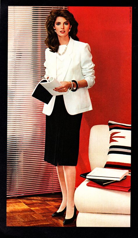 https://flic.kr/p/vdWJ1A | Evan Picone 1983 | Joan Severance Women's Work Fashion, Joan Severance, Office Attire Women, Fashion 1980s, 1980s Women, Runway Fashion Couture, Classy Outfits For Women, Corporate Fashion, Dress Up Costumes