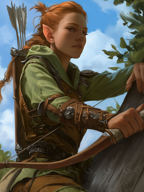 Halylynn, Tiller's Guard Scout, Half-Elf Ranger, Goldenfields, Storm King's Thunder Wood Elf Rogue Female Dnd, Half Elf Rouge, Half Elf Rogue Female, Wood Elf Dnd, Dnd Half Elf, Wood Elf Ranger, Half Elf Dnd, Ranger Rpg, Half Elf Rogue