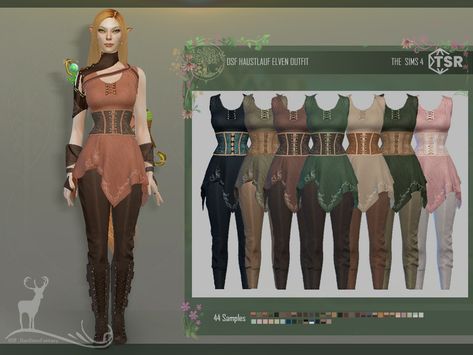 Elven Boots, Elven Outfit, Leah Lillith, Sims 4 Poses, Sandy Hair, Mods Sims 4, Sims Medieval, Sims 4 Tsr, Medieval Clothes