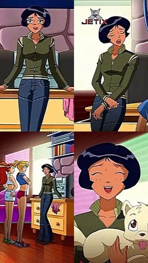 Total Spies Outfits, Totaly Spies Outfits, Alex Totally Spies Outfit, Totally Spies Sam Outfits, Totally Spies Aesthetic Outfits, Totally Spies Alex Outfits, Totally Spies Fashion, Totally Spies Outfits, Alex Totally Spies