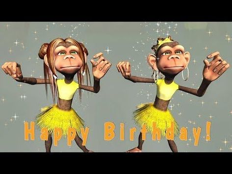 Funny Happy Birthday Song. Monkeys sing Happy Birthday To You - YouTube | Funny happy birthday wishes, Happy birthday funny humorous, Funny happy birthday meme Funny Happy Birthday Song, Happy Birthday Song, Birthday Funny, Funny Happy Birthday, Funny Happy, Happy Birthday To You, Monkeys, Dancing, Happy Birthday