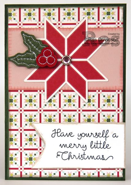 Stampin' Up! Heart of Christmas, Quilted Christmas Designer Series Paper Quilted Cards, Quilt Cards, Sewing Cards, Stampin Up Christmas, Designer Series Paper, Paper Christmas, Christmas 2017, Christmas Cards To Make, Christmas Quilts