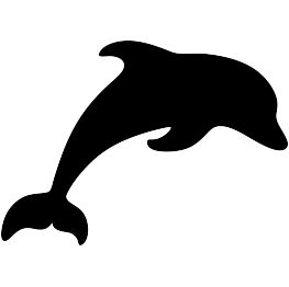 Dolphin Silhouette Silhouette Art Ideas Stencil, Sea Animal Stencils, Under The Sea Silhouette Art, Animal Sillouttes Drawings, Ocean Animal Silhouette, Silhouette Of Animals, Silowets Silhouettes, Sea Life Silhouette, Simple Silouhette