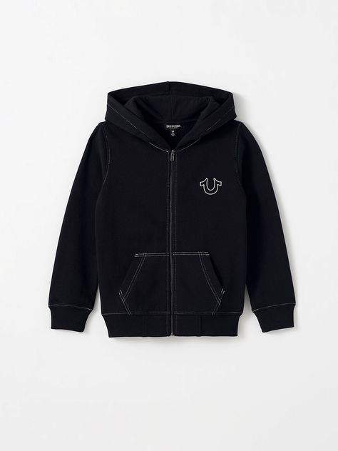 BOYS STITCH LOGO ZIP HOODIE Boy Christmas Gifts Boyfriends, True Religion Zip Up, Gifts For Black Boyfriend, Black Male Outfits Street Style, Men’s Hoodies, Streetwear Fits Men, Boys Gift Basket, Hoodie Outfits Men, Zip Up Hoodie Design