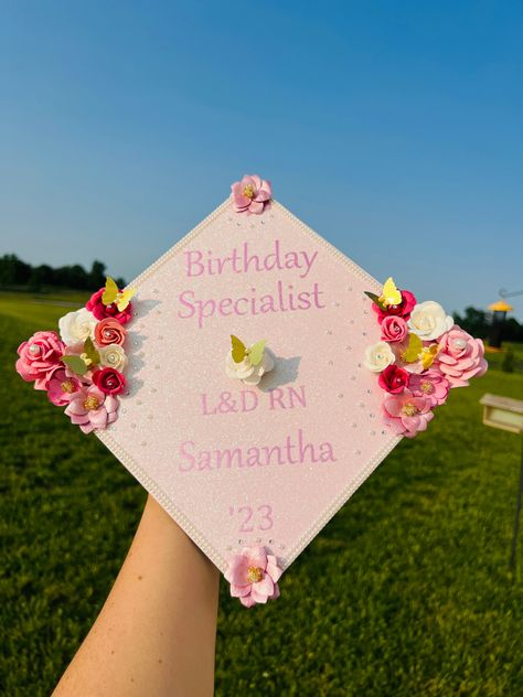 Labor And Delivery Graduation Cap Ideas, Grad Cap Ideas Nurse, Postpartum Nurse Graduation Cap, Labor And Delivery Nurse Grad Cap, Labor And Delivery Cap Decoration, Labor And Delivery Grad Cap, Labor And Delivery Nurse Graduation Cap, Labor And Delivery Graduation Cap, Nursing School Grad Cap