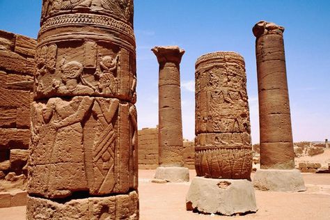 Today the ancient kingdom of Nubia is almost forgotten by history and neglected by archaeology because the wonders of ancient Egyptian monuments and pyramids pushed the Nubian Empire into oblivion… Ancient Nubia, Architectural History, Ancient Kingdom, Egyptian History, Ancient Aliens, African History, Ancient Architecture, Egyptian Art, Ancient Artifacts