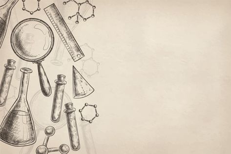 Vintage science education background Fre... | Free Vector #Freepik #freevector #background #vintage #design #education Education Background, Best Presentation Templates, Chemistry Projects, Chemistry Art, Background Ppt, Science Background, Vintage Science, Biology Art, Chemistry Notes