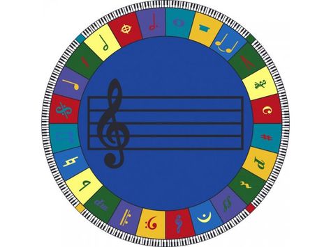 Classroom Carpets, Classroom Rugs, Music Classroom Ideas, Music Class Ideas, Classroom Rug, Preschool Music, Dream Music, Music Room Decor, Music Symbols