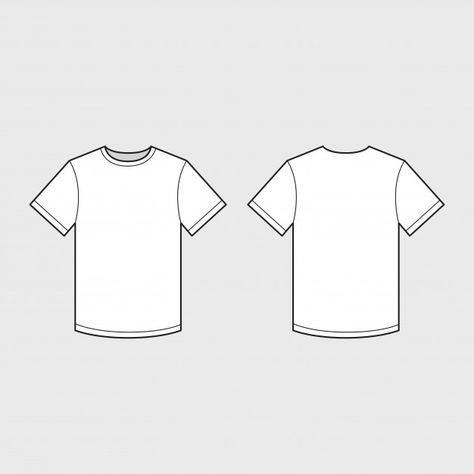 Tshirt Layout Template, Tshirt Line Art, T Shirt Design Layout, Plan Tshirts, White Shirt Drawing, White Tshirt Template, White T Shirt Template, White Shirt Template, Tshirt Layout