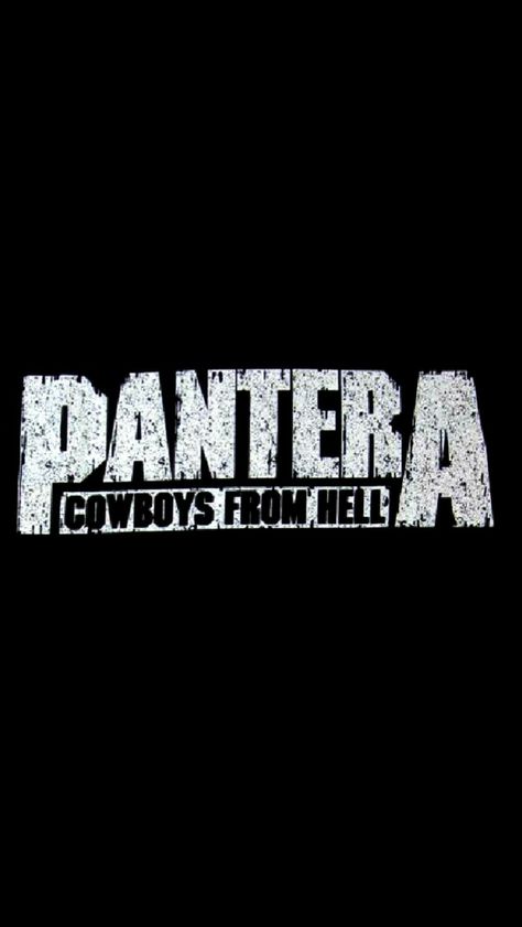 Pantera Wallpaper Band, Pantera Wallpaper, Nu Metal Wallpaper, Megadeth Poster, Pantera Logo, Cher Wallpapers, Vulgar Display Of Power, Pantera Band, Rock Baby Clothes