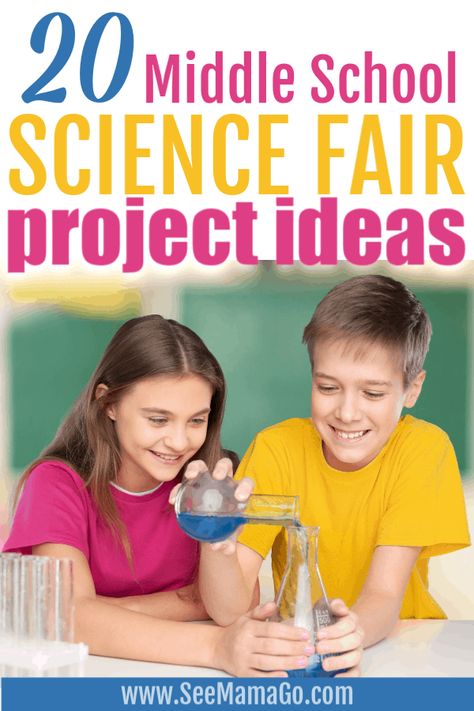 Science Fair Topics, Middle School Science Fair Projects, Middle School Science Projects, Science Fair Project Ideas, Fair Project Ideas, Kids Experiments, Science Fair Experiments, School Science Projects, Science Fair Project