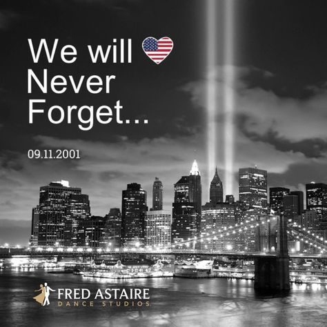 As we look back on the events of September 11th, we remember the bravery, courage, and humanity shown that day and the many to follow. 💪 We remember those lost, and those whose lives have been forever changed. We will never forget! ❤️🤍💙 #wewillneverforget #neverforget #fredastairedancestudios #fadswisconsin #foreverinourhearts #September11 #September11th #unitedstatesofamerica #rememberthefallen #bravecourageousstrong 343 Firefighters, Fred Astaire Dancing, Patriot Day, Remember The Fallen, Olympia Washington, Emt Paramedic, Patriots Day, Spiritual Transformation, We Will Never Forget