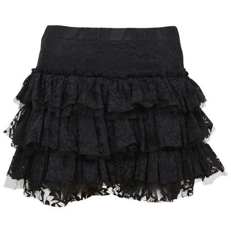 Black Lace Frill Skirt - Just Arrived - desireclothing.co.uk ($31) ❤ liked on Polyvore featuring skirts, bottoms, saias, black, black lace skirt, black knee length skirt, frilly skirt, ruffle skirt and lace skirt Halloween Burlesque, Burlesque Performance, Harajuku Fashion Kawaii, Goth Skirts, Dance Skirts, Frilly Skirt, Mini Pleated Skirt, Tulle Skirt Black, Gothic Skirts