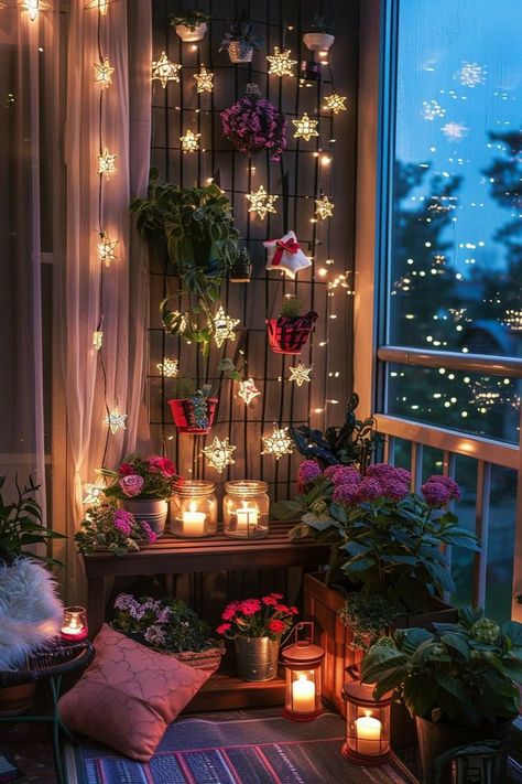 Balcony Aesthetic, Cozy Balcony, Big Balcony, Small Balcony Garden, Deck Designs Backyard, Apartment Patio, Apartment Patio Decor, Pinterest Room Decor, Small Balcony Decor