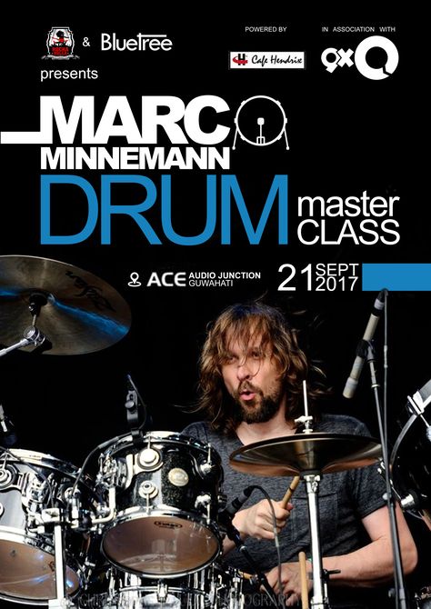 Drum Master Class Poster Design: Surya Prakash Master Class Poster Design, Music Class Poster, Drum Poster, Class Poster Design, Class Poster, Drum Lessons, Film Studio, Drum Kits, Real Photos