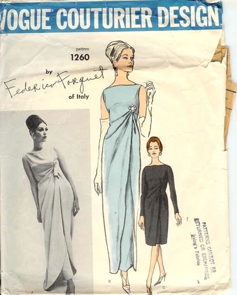 Vogue Dress Patterns, Vintage Vogue Patterns, Fashion 1960s, Slim Skirt, Vintage Dress Patterns, Vogue Sewing, Fitted Sleeves, Vogue Sewing Patterns, Vogue Pattern