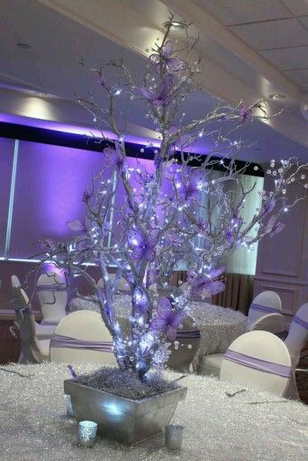 Disney's Frozen Theme Wedding Ideas Butterfly Quince Theme, Butterfly Quinceanera Theme, Quince Decorations Ideas, Purple Quinceanera Theme, Butterfly Sweet 16, Lavender Quinceanera, Purple Sweet 16, Quince Decor, Sweet 15 Party Ideas Quinceanera