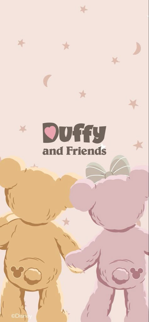 Duffy And Friends, Baby Party Themes, Friends Hugging, Duffy The Disney Bear, Create A Critter, Disney Bear, Disney Phone Wallpaper, Disney Shanghai, Friends Wallpaper