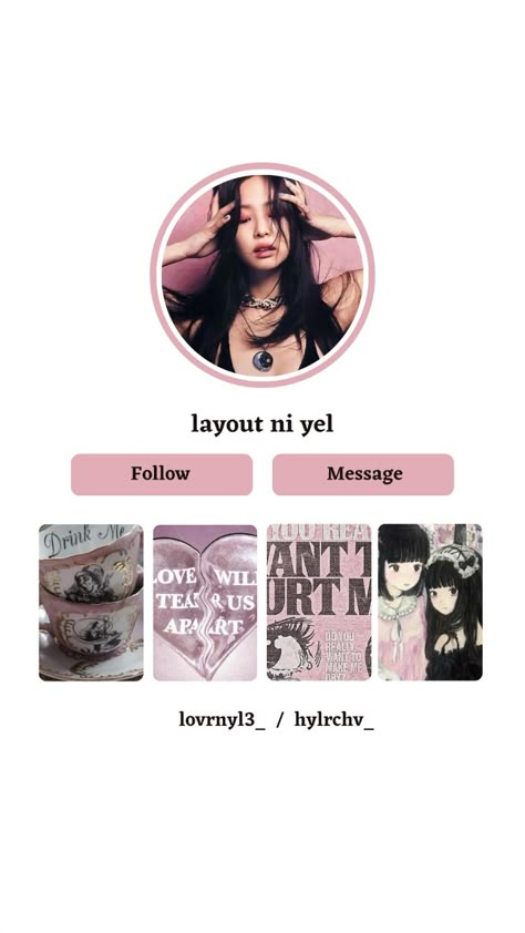 view board for the profile/highlights Facebook Layout With Highlights, Jennie Layouts With Highlights Facebook, Yeji Layout Facebook, Jennie Kim Layout Fb With Highlights, Jennie Layouts With Highlights, Facebook Layouts With Highlights, Jennie Layout Facebook, Cool Instagram Profile Pictures, Apk Instagram