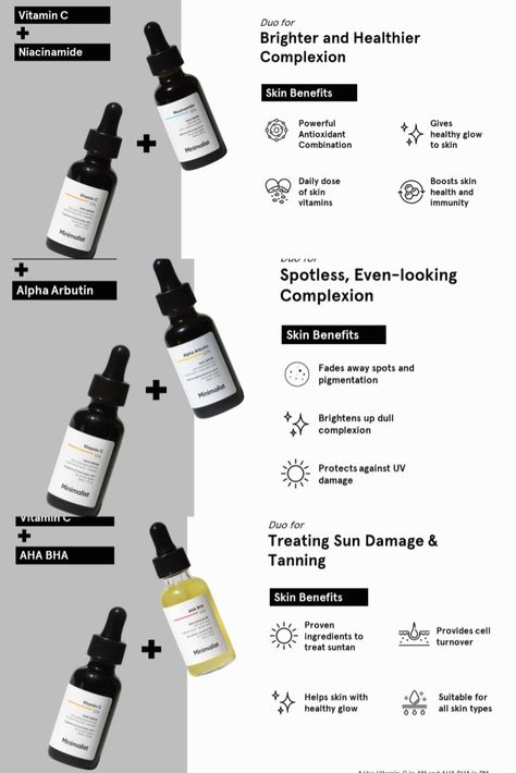 Face Products For Combination Skin, Minimalist Vitamin C Serum, Best Vitamin C Serum For Face, Minimalist Skincare Products, Minimalist Serum, Serum Combination, Vitamin C Serum Benefits, Minimalist Products, Combination Skin Routine