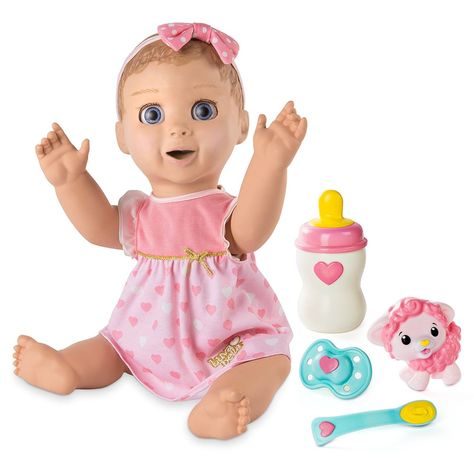 Luvabella Responsive Baby Doll Only $59.99 Shipped! http://becomeacouponqueen.com/luvabella-responsive-baby-doll/ #luvabella #doll #christmas #giftidea #amazon Blonde Baby Girl, Interactive Baby Dolls, Blonde Babies, Girls Gift Guide, Toddler Girl Gifts, Baby Alive Dolls, Baby Alive